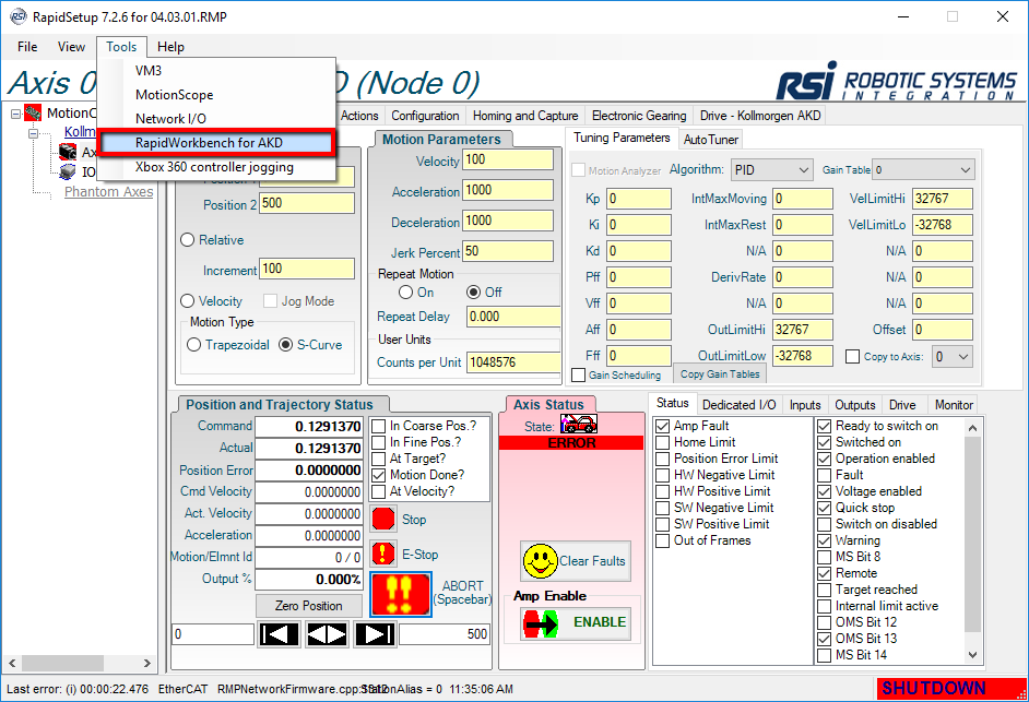 RapidWorkbench