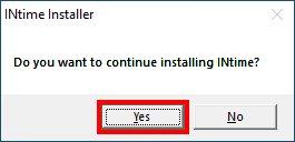 Continue Installation