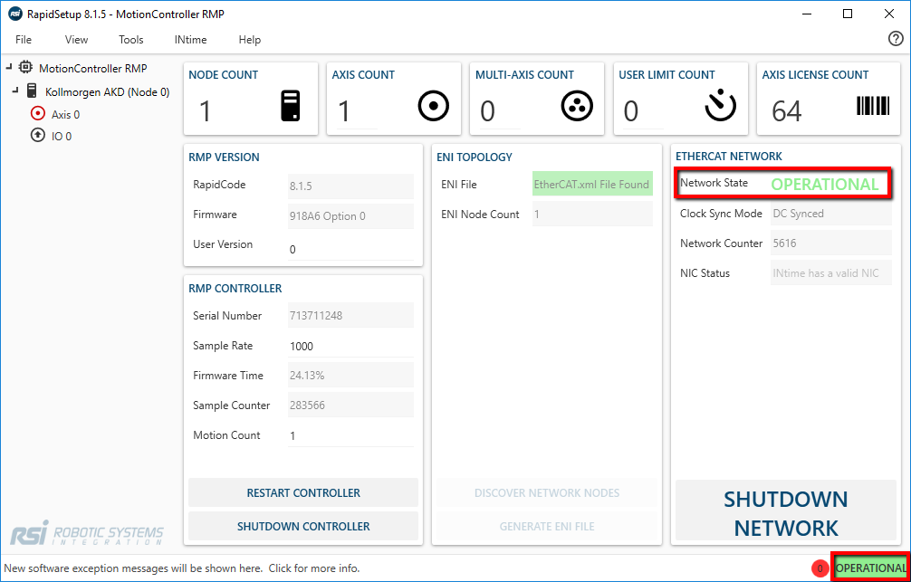 Initialized RapidSetup