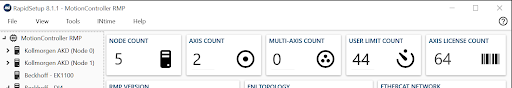 RapidSetup Object Counts