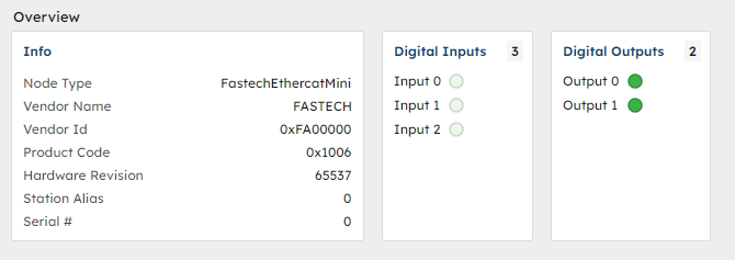 RapidSetupX Node Info Section