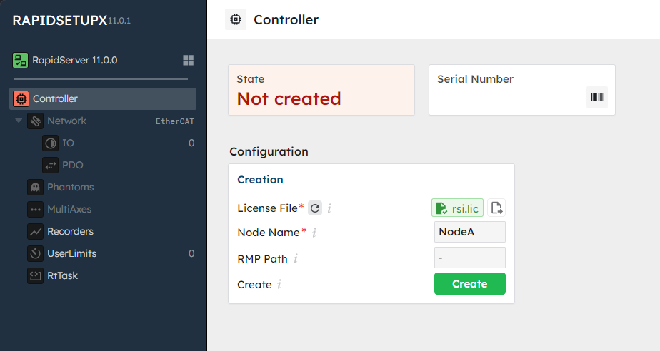Configure Controller